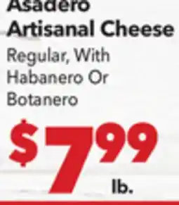 Vallarta Supermarkets Asadero Artisanal Cheese offer