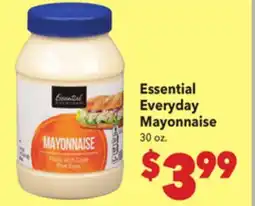 Vallarta Supermarkets Essential Everyday Mayonnaise offer