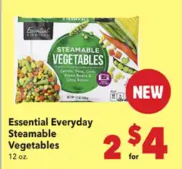 Vallarta Supermarkets Essential Everyday Steamable Vegetables offer