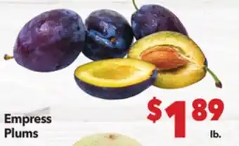 Vallarta Supermarkets Empress Plums offer