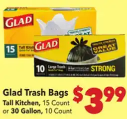 Vallarta Supermarkets Glad Trash Bags offer