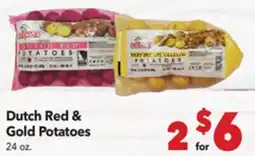 Vallarta Supermarkets Dutch Red & Gold Potatoes offer