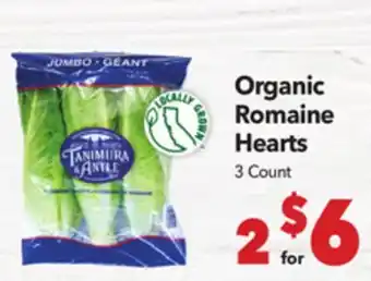 Vallarta Supermarkets Organic Romaine Hearts offer