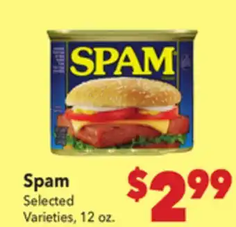 Vallarta Supermarkets Spam offer