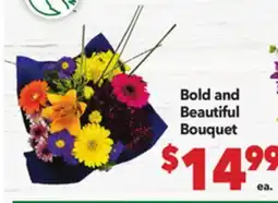 Vallarta Supermarkets Bold and Beautiful Bouquet offer