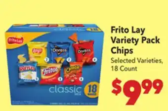 Vallarta Supermarkets Frito Lay Variety Pack Chips offer