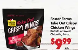 Vallarta Supermarkets Foster Farms Take Out Crispy Chicken Wings offer
