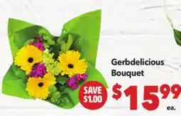 Vallarta Supermarkets Gerbdelicious Bouquet offer