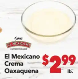 Vallarta Supermarkets El Mexicano Crema Oaxaquena offer
