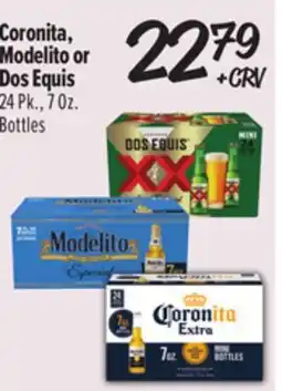 El Super Coronita, Modelito or Dos Equis offer