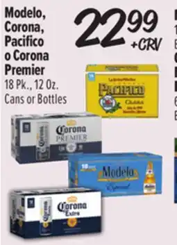 El Super Modelo, Corona, Pacifico o Corona Premier offer
