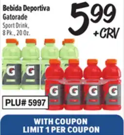 El Super Sport Drink offer