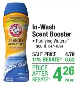 Menards In-Wash Scent Booster offer