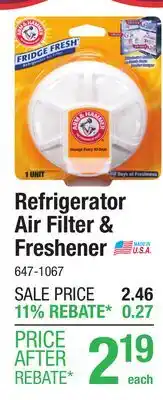 Menards Refrigerator Air Filter & Freshener offer
