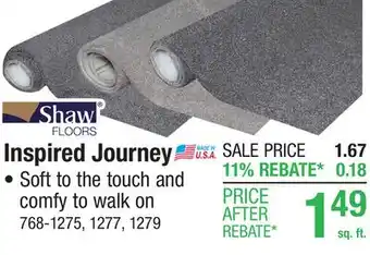 Menards Inspired Journey offer