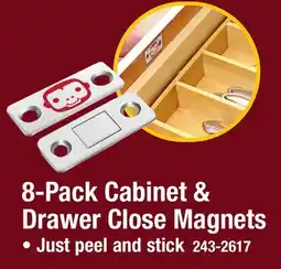 Menards 8-Pack Cabinet & Drawer Close Magnets offer