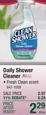Menards Daily Shower Cleaner offer