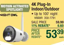Menards 4K Plug-In Indoor/Outdoor offer