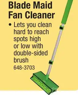 Menards Blade Maid Fan Cleaner offer