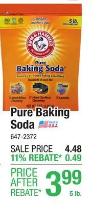 Menards Pure Baking Soda offer
