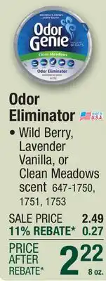 Menards Odor Eliminator offer