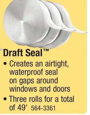 Menards Draft Seal offer