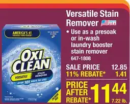 Menards Versatile Stain Remover offer