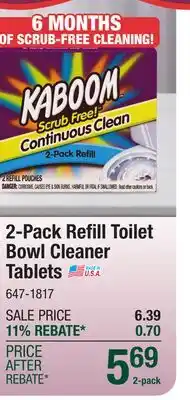 Menards 2-Pack Cleaner Tablets offer