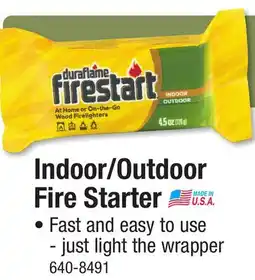 Menards Indoor/Outdoor Fire Starter offer
