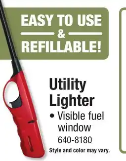 Menards Utility Lighter offer