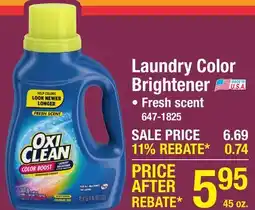 Menards Laundry Color Brightener offer