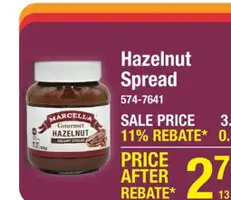 Menards Hazelnut Spread offer
