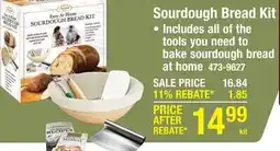 Menards Sourdough Bread Kit offer