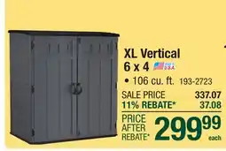 Menards XL Vertical 6 x 4 offer