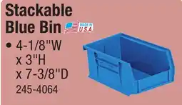 Menards Stackable Blue Bin offer