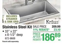 Menards Stainless Steel Kit offer