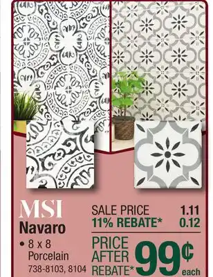 Menards Navaro offer