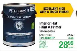 Menards Interior Flat Paint & Primer offer