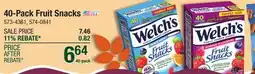 Menards 40-Pack Fruit Snacks offer