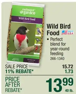 Menards Wild Bird Food offer