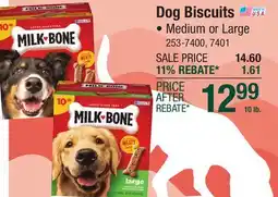 Menards Dog Biscuits offer
