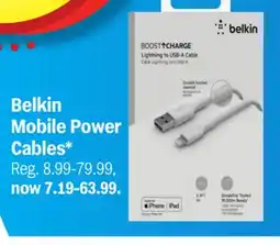 Meijer Belkin Mobile Power Cables offer