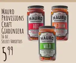 Jewel-Osco Mauro Provisions Craft Giadiniera offer