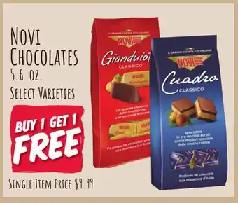 Jewel-Osco Novi Chocolates offer