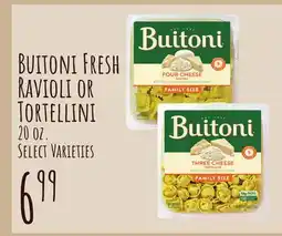 Jewel-Osco Buitoni Fresh Ravioli or Tortellini offer