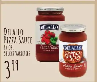 Jewel-Osco Delallo Pizza Sauce offer