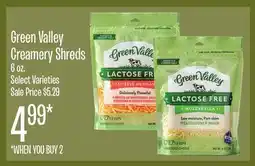 Jewel-Osco Green Valley Creamery Shreds offer