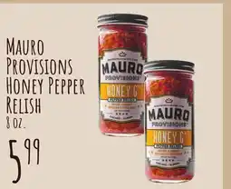 Jewel-Osco Mauro Provisions Honey Pepper Relish offer