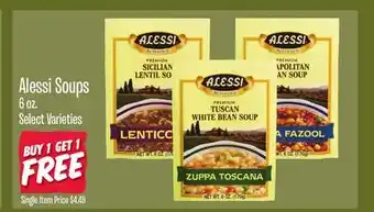 Jewel-Osco Alessi Soups offer