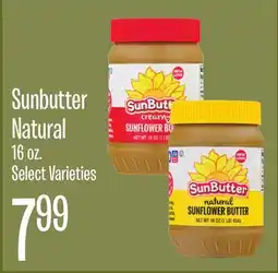Jewel-Osco Sunbutter Natural offer